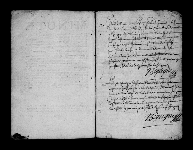 Éclaires. Baptêmes, mariages, sépultures 1710