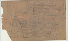 Cheniers (51146). Section E échelle 1/2500, plan mis à jour pour 1933, plan non régulier (calque)