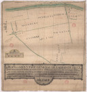 Plan et arpentage général de la grande pièce de terre des Coutures, appartenant à l'archevêque de Reims (1728), Nicolas Arnoult Hazart
