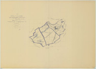 Saint-Quentin-les-Marais (51510). Tableau d'assemblage 1 échelle 1/10000, plan mis à jour pour 1959, plan non régulier (papier)