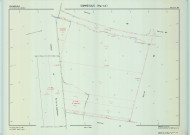 Sommesous (51545). Section WA échelle 1/2000, plan remembré pour 1992 (extension Mailly-le-Camp section YL), plan régulier (calque)