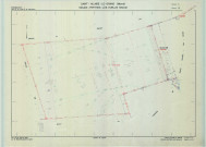 Saint-Hilaire-le-Grand (51486). Section YL échelle 1/2000, plan remembré pour 1983 (extension sur Souain-Perthes-les-Hurlus section ZM), plan régulier (calque)