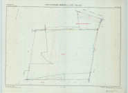 Pontfaverger-Moronvilliers (51440). Section ZB échelle 1/2000, plan remembré pour 1994, plan régulier de qualité P5 (calque).