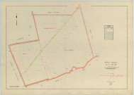 Athis (51018). Section ZK échelle 1/2000, plan remembré pour 1958 (mis à jour en 1961), plan régulier (papier armé)