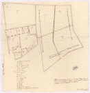 Plan d'une maison rue Vauthier-le-Noir à Reims dite maison du Petit Saint-Martin de Laon, sise près du jardin du séminaire (1684)