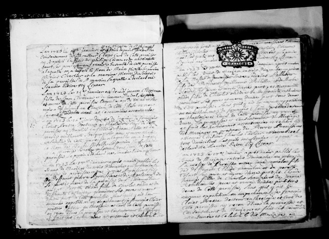 Reims. Saint-Julien. Baptêmes, mariages, sépultures 1723-1737