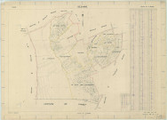 Sézanne (51535). Section F1 échelle 1/2000, plan renouvelé pour 01/01/1954, régulier avant 20/03/1980 (papier)