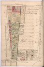 Plan du canton compris entre la rue de Venise, la rue Folle-Peine, la seigneurie du ban Saint-Remi et la rue Neuve, à Reims (1759)