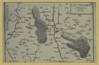 ÉPERNAY. 169-Reproduction carte d'après Tassin, en 1631 Gouvernement d'Épernay et Ay / G. Franjou, photographe à Ay.
Édition G. Franjou.Sans date