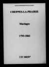 Cheppes. Mariages 1793-1861