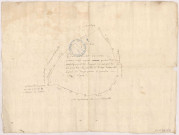 Abbaye de Notre Dame de Cheminon. Plan du bois de Bouchot, à Sermaize, XVIIIe s..