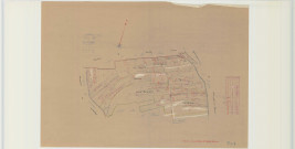 Dampierre-sur-Moivre (51208). Section D échelle 1/5000, plan mis à jour pour 1958, plan non régulier (papier)