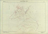 Vanault-les-Dames (51590). Section ZK échelle 1/2000, plan remembré pour 1965, plan régulier (papier armé)