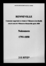 Renneville. Naissances 1793-1858