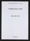 Saron-sur-Aube. Décès 1893-1929