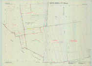 Sainte-Marie-à-Py (51501). Section ZT échelle 1/2000, plan remembré pour 1982 (partie ouest, extension Saint-Souplet-sur-Py section ZS), plan régulier (calque)