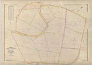 Condé-sur-Marne (51161). Section ZE échelle 1/2000, plan remembré pour 1962 (extension sur Isse section ZB), plan régulier (papier armé)