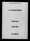 Forestière (La). Naissances 1893-1901
