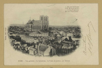 REIMS. Vue générale - La cathédrale - Le Palais de Justice - Le Théâtre.
ReimsGontier.1903