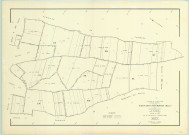 Saint-Jean-sur-Moivre (51490). Tableau d'assemblage échelle 1/5000, plan remembré pour 1967 (partie 2), plan régulier (papier)