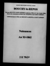 Bouchy-le-Repos. Naissances an XI-1862