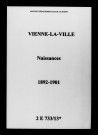 Vienne-la-Ville. Naissances 1892-1901