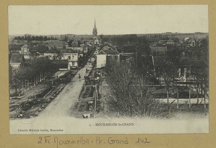 MOURMELON-LE-GRAND. 5-Mourmelon-le-Grand.
MourmelonLib. Militaire Guérin (54 - Nancyimp. Réunies de Nancy).[avant 1914]