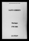 Saint-Gibrien. Mariages 1793-1861