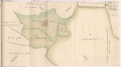Arpentage général et terrier d'Anglure, terroir et paroisse d'Allemanche, 1773. Treizième carte.