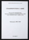 Charmontois-l'Abbé. Naissances 1892-1909