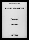 Villeneuve-la-Lionne. Naissances 1893-1901