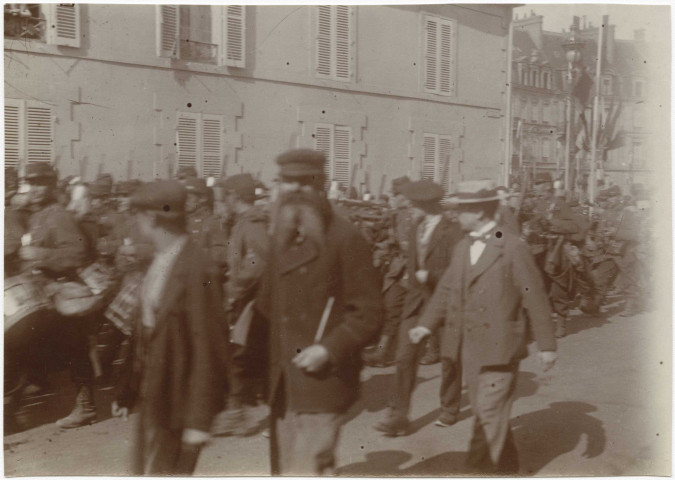 Visite du tsar à Reims, avenue de la Paix