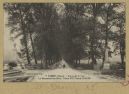 DAMERY. 7-Avenue de la gare. Les monuments aux morts : guerre 1870, guerre 1914-18 / Thuillier, photographe à Reims.Collection [Guillemin, tabac]