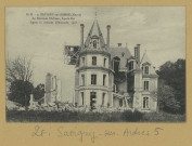 SAVIGNY-SUR-ARDRES. 4. Le nouveau château, façade est. Après la retraite allemande, 1918*.