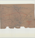 Dommartin-Dampierre (51211). Section A échelle 1/2500, plan mis à jour pour 1933 (ancienne commune de Dommartin-la-Planchette), plan non régulier (calque)