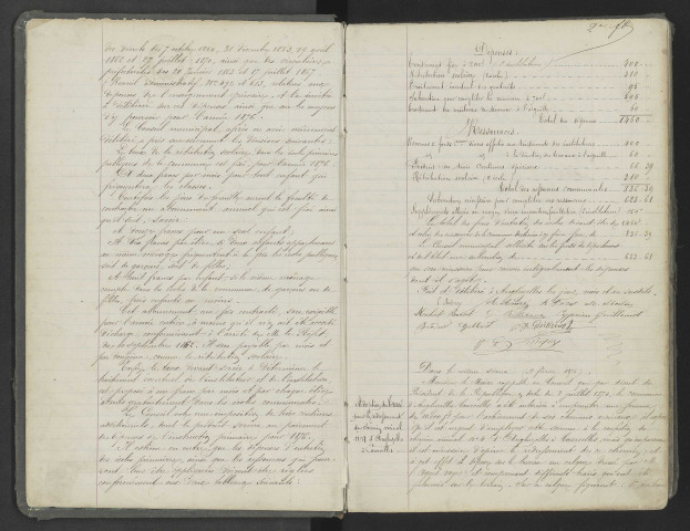 Délibérations municipales.