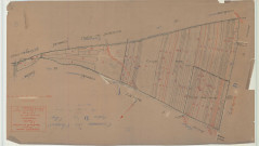 Cheniers (51146). Section D4 échelle 1/2500, plan mis à jour pour 1933 (ancienne section D3), plan non régulier (calque)