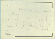 Saint-Jean-sur-Moivre (51490). Section ZN échelle 1/2000, plan remembré pour 1967, plan régulier (papier armé)