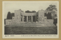 REIMS. 310. Le Monument aux Morts / Henri Royer, arch., Paul Lefebvre, sculpt.
Paris-StrasbourgCie des Arts Photomécaniques CAP.1935