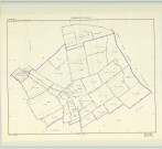 Humbauville (51296). Section REMEMBREMENT échelle 1/5000, plan remembré pour 1966, plan régulier (papier)