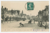 REIMS. 94. La Place Drouet-d'Erlon et la Fontaine Subé / L.L.