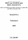 Magenta. Dizy-Magenta. Naissances 1893