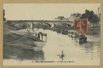 CHÂLONS-EN-CHAMPAGNE. Le Pont de la Marne.