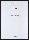 Euvy. Décès 1893-1929