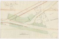 RN 51. Plan de Reims faubourg St Eloy, 1781.