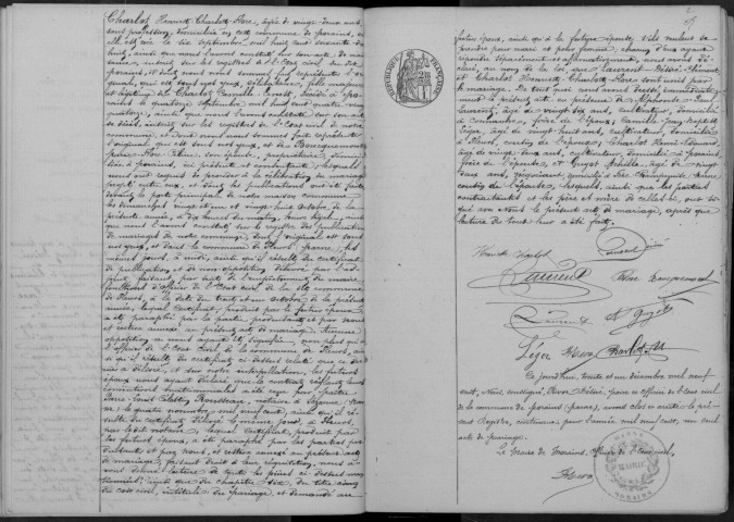 Morains. Mariages 1900