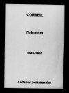 Corbeil. Naissances 1843-1852