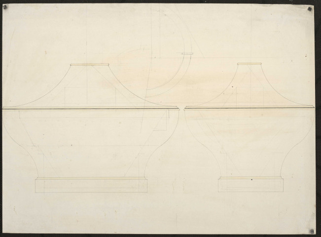 Dessins d'architecture. Rochefort-sur-Mer