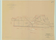 Berméricourt (51051). Section V1 échelle 1/2500, plan mis à jour pour 1955, plan non régulier (papier).