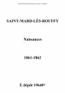 Saint-Mard-lès-Rouffy. Naissances 1861-1862